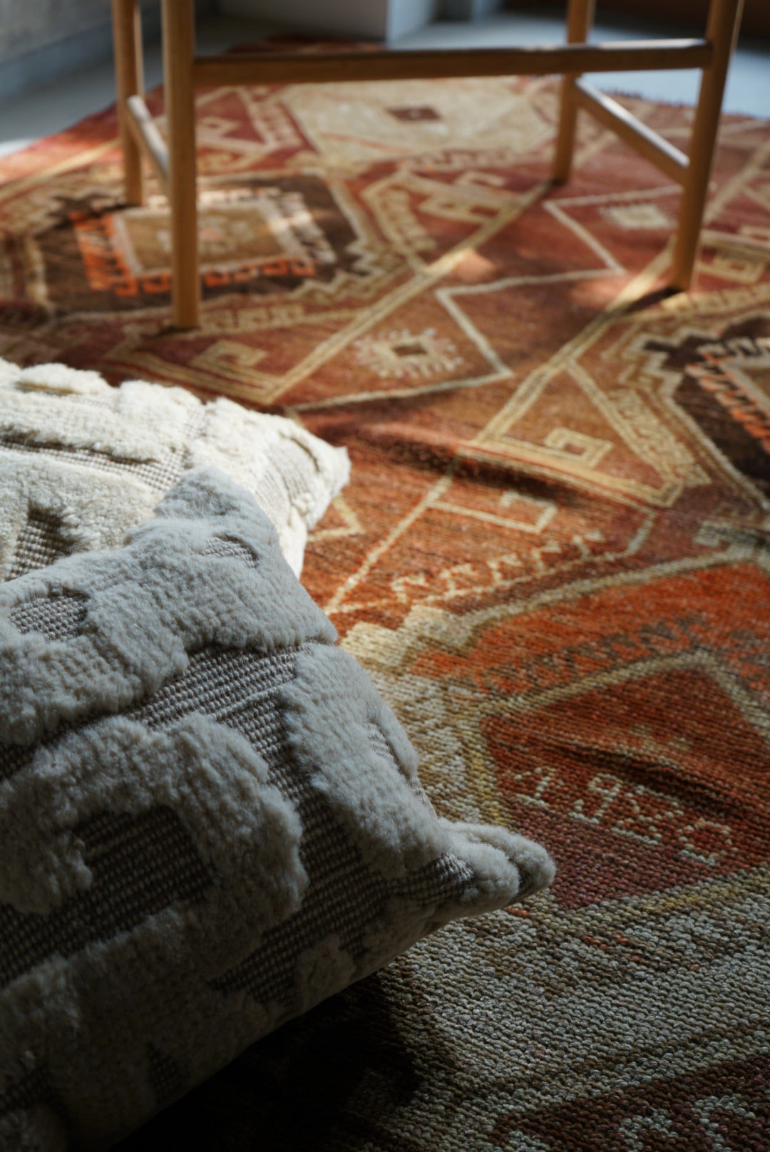 TURKEY VINTAGE ANATORIA BROWN 1980年代 256 × 155 cm No.TR25157