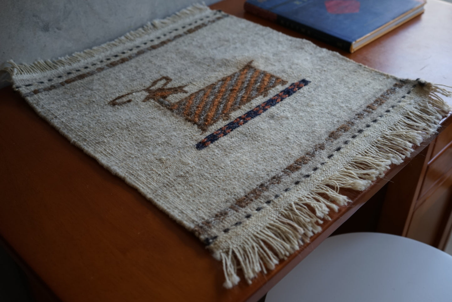 IRAN NEW SHIRAZ QASHQAI KILIM VANI 44 × 41 cm【No.17】