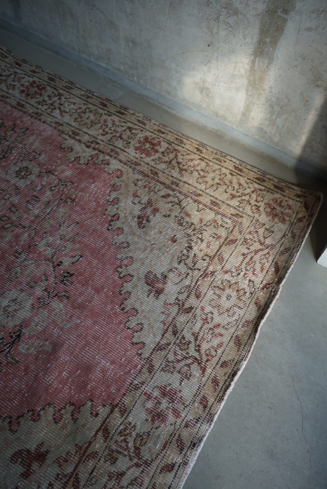 Türkiye Old Isparta Pink 1970年代 312 × 182 cm No.TR25266