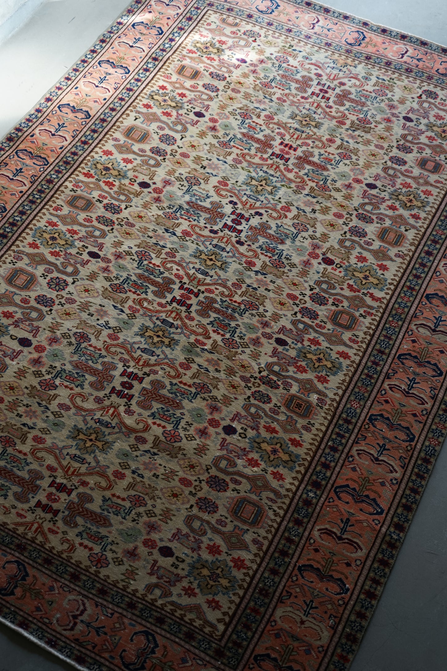 TURKEY OLD KAYSERI PINK 1950-1960年代 212 × 145 cm No.TR25190