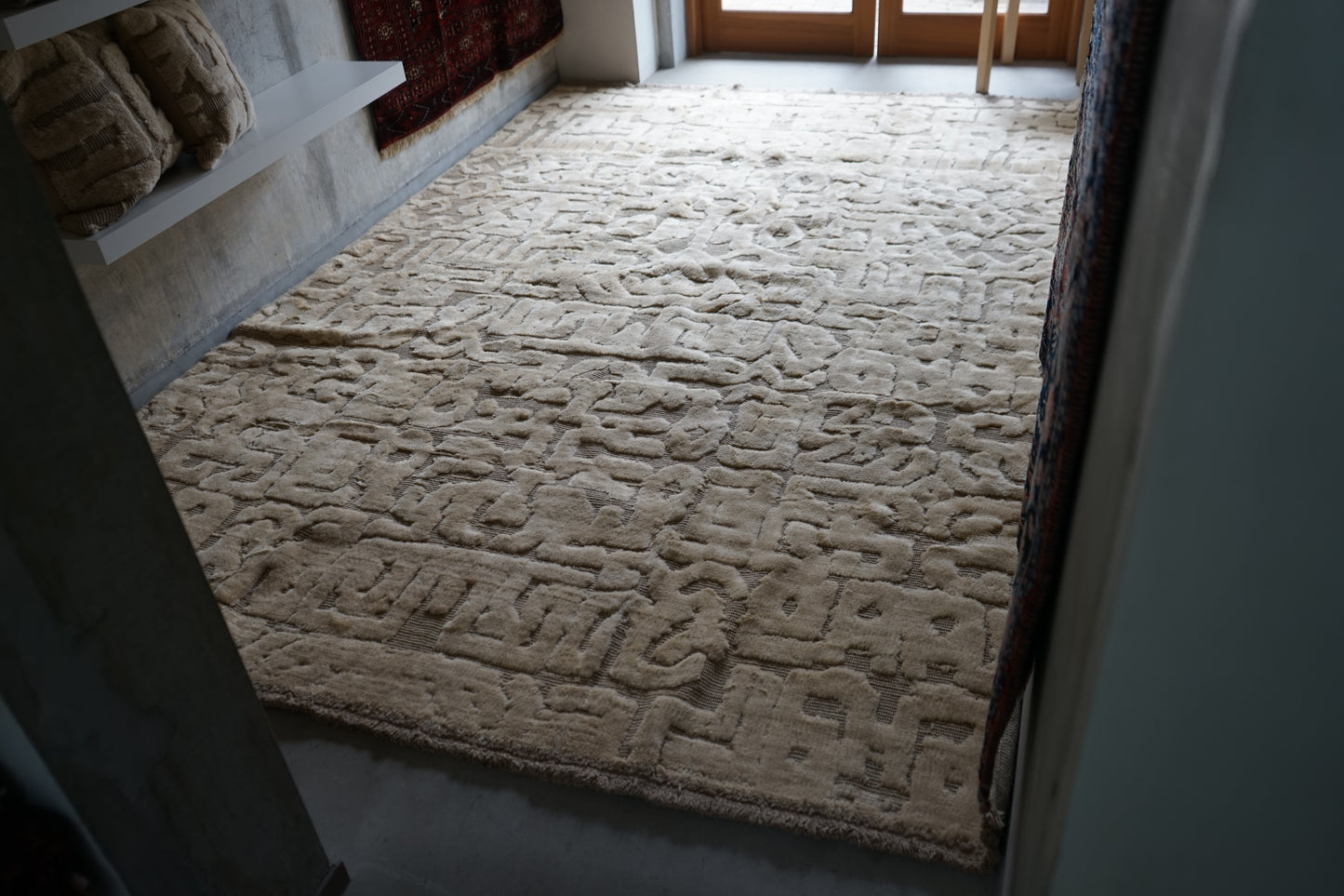 店頭販売 ORIGINAL IRAN  QASHQAI KILIM LIVING MAIN SIZE " ANCIENT " 300 × 200 cm