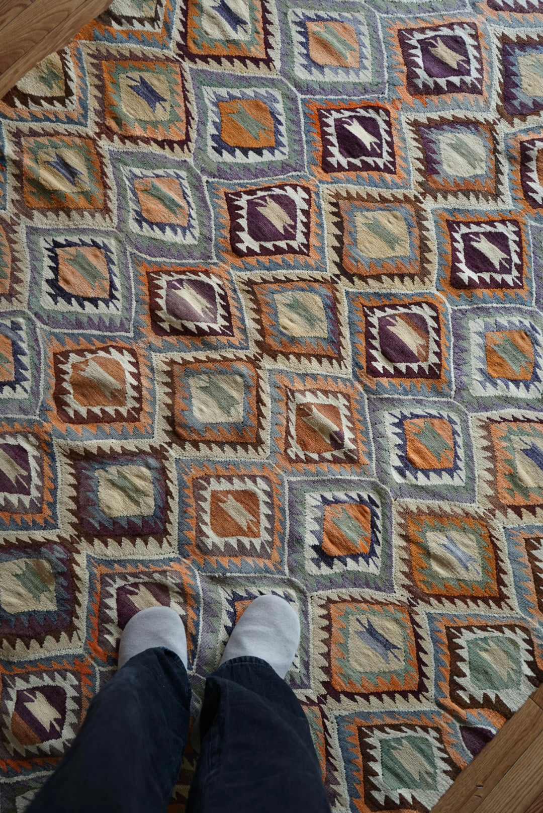 Türkiye Old Sivas Kilim 1960年代 314 × 165 cm