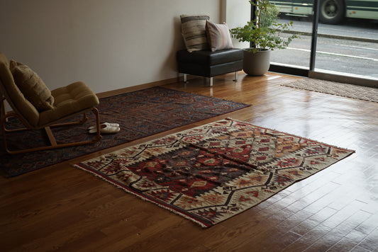 Türkiye Old Kilim 155 × 123 cm No.TR25334