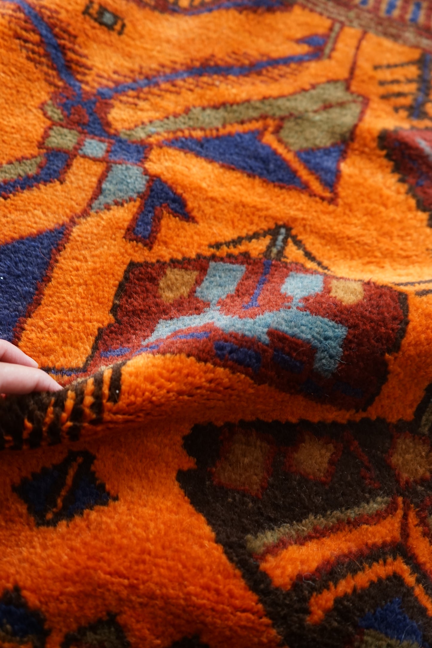 AFGHANISTAN VINTAGE BALUCH 1980-1985年 216 × 129 cm