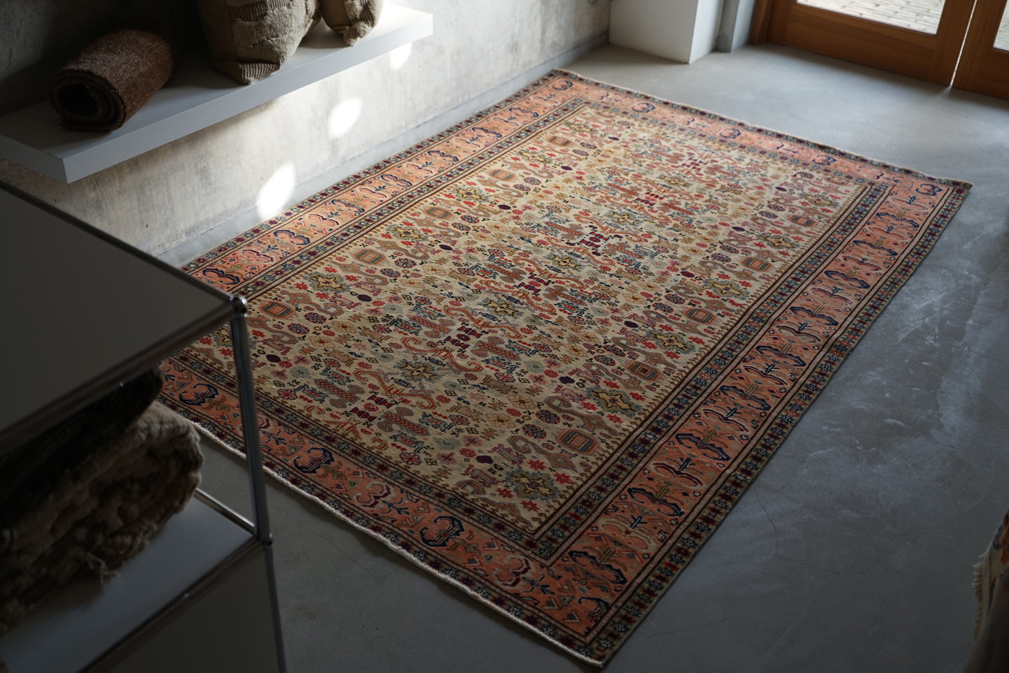 TURKEY OLD KAYSERI PINK 1950-1960年代 212 × 145 cm No.TR25190