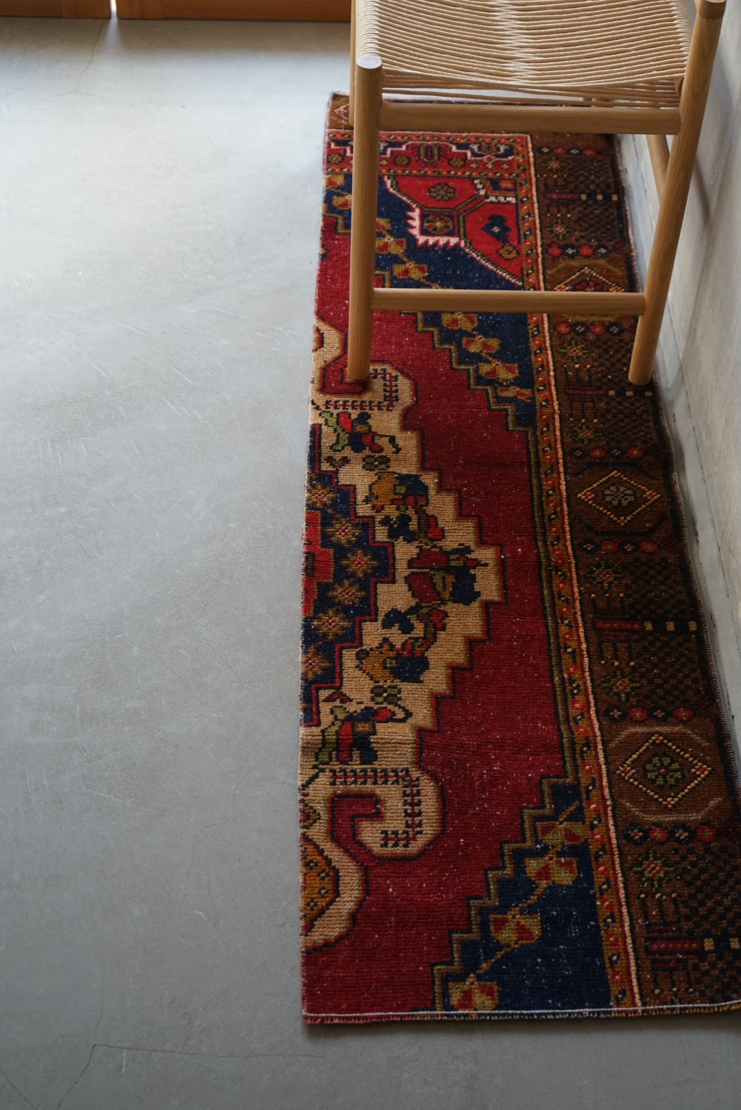 Türkiye Old Oushak Runner 1970年代 154 × 47 cm No.TR25269