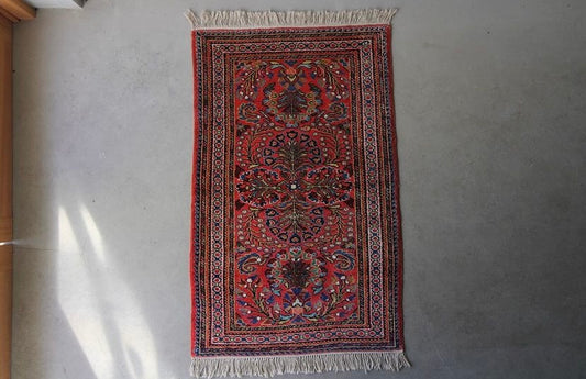 店舗販売 IRAN ANTIQUE LILIAN SAROUK MOHAJERAN FARAHAN 1820年代 106 × 68 cm