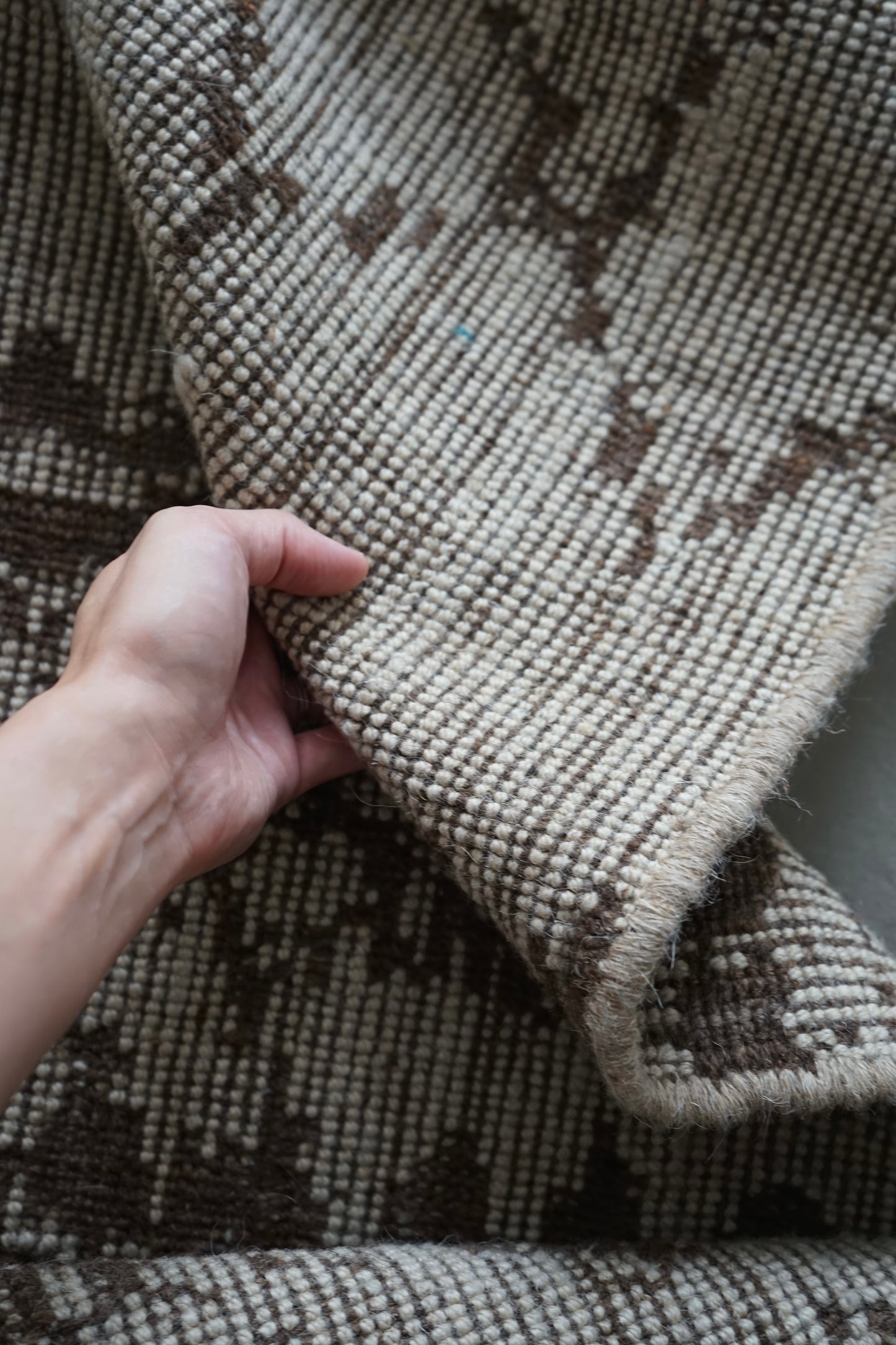 店頭販売 ORIGINAL IRAN QASHQAI KILIM " TRIBE " 204 × 142 cm