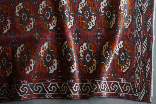 Türkiye Old Turkmen Red 1970年代 120 × 75 cm No.TR25225