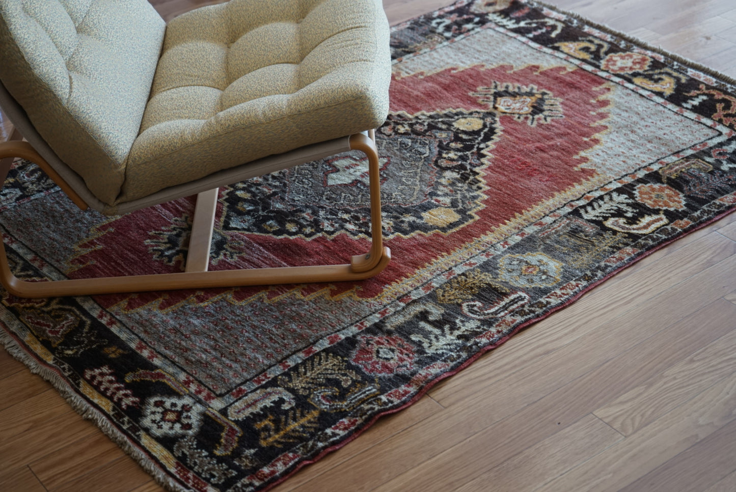 TRIBAL RUG TURKEY OLD KONYA OUSHAK 1965年代 164 × 115 cm No.TR25194