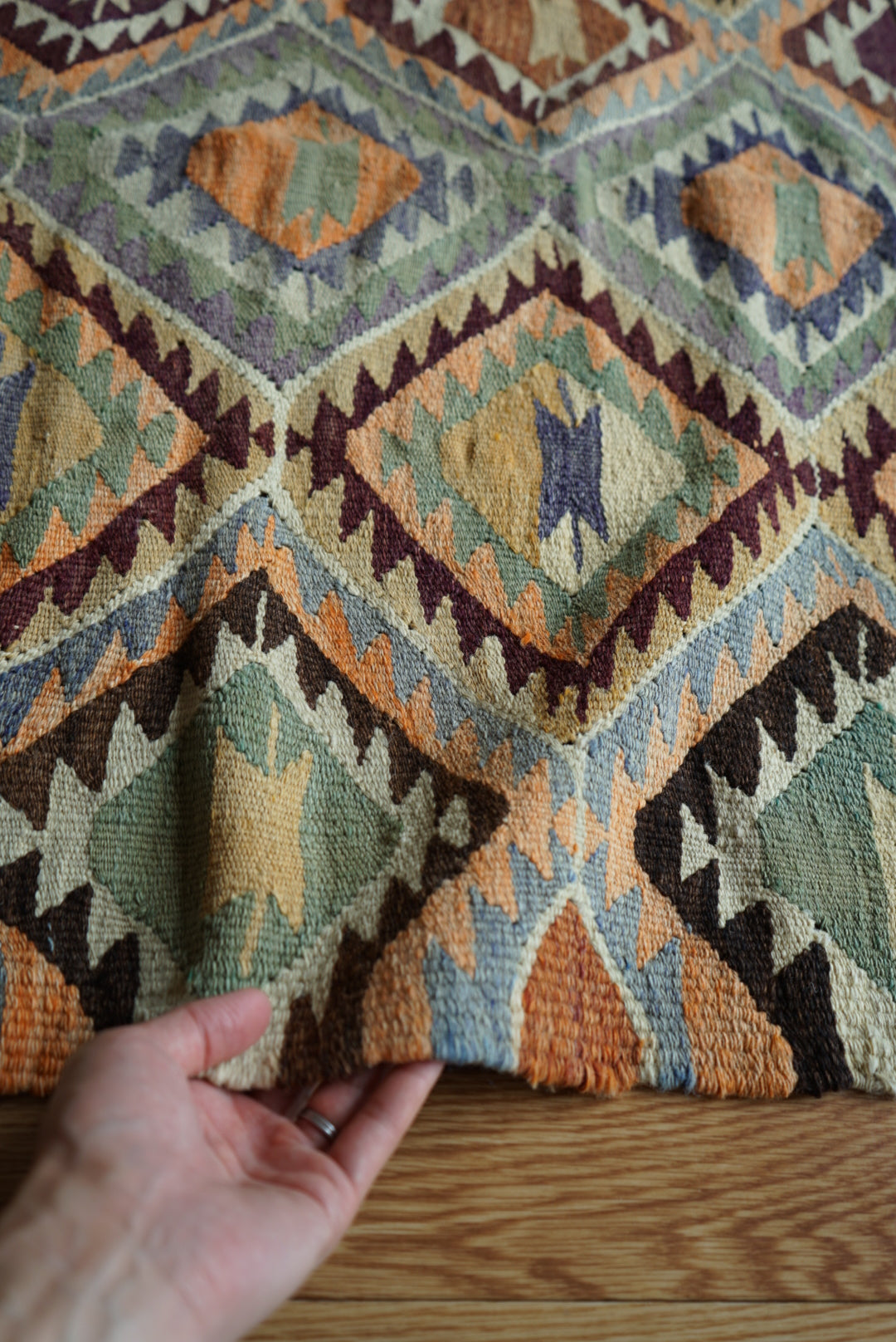 Türkiye Old Sivas Kilim 1960年代 314 × 165 cm