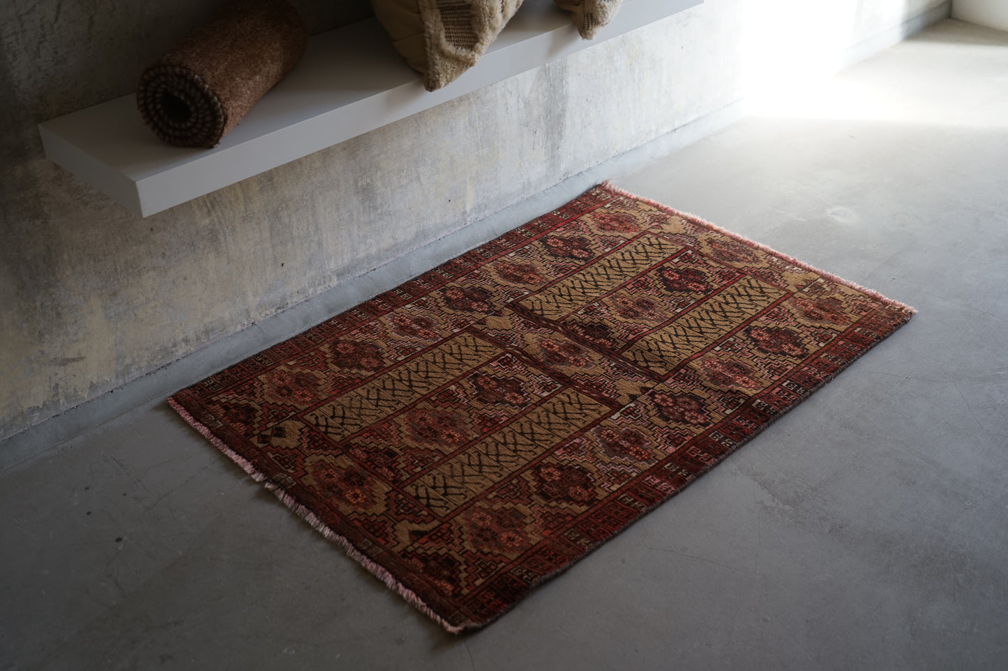 AFGHANISTAN OLD TURKMEN PARDA 1955年代 103 × 71 cm No.AF2514