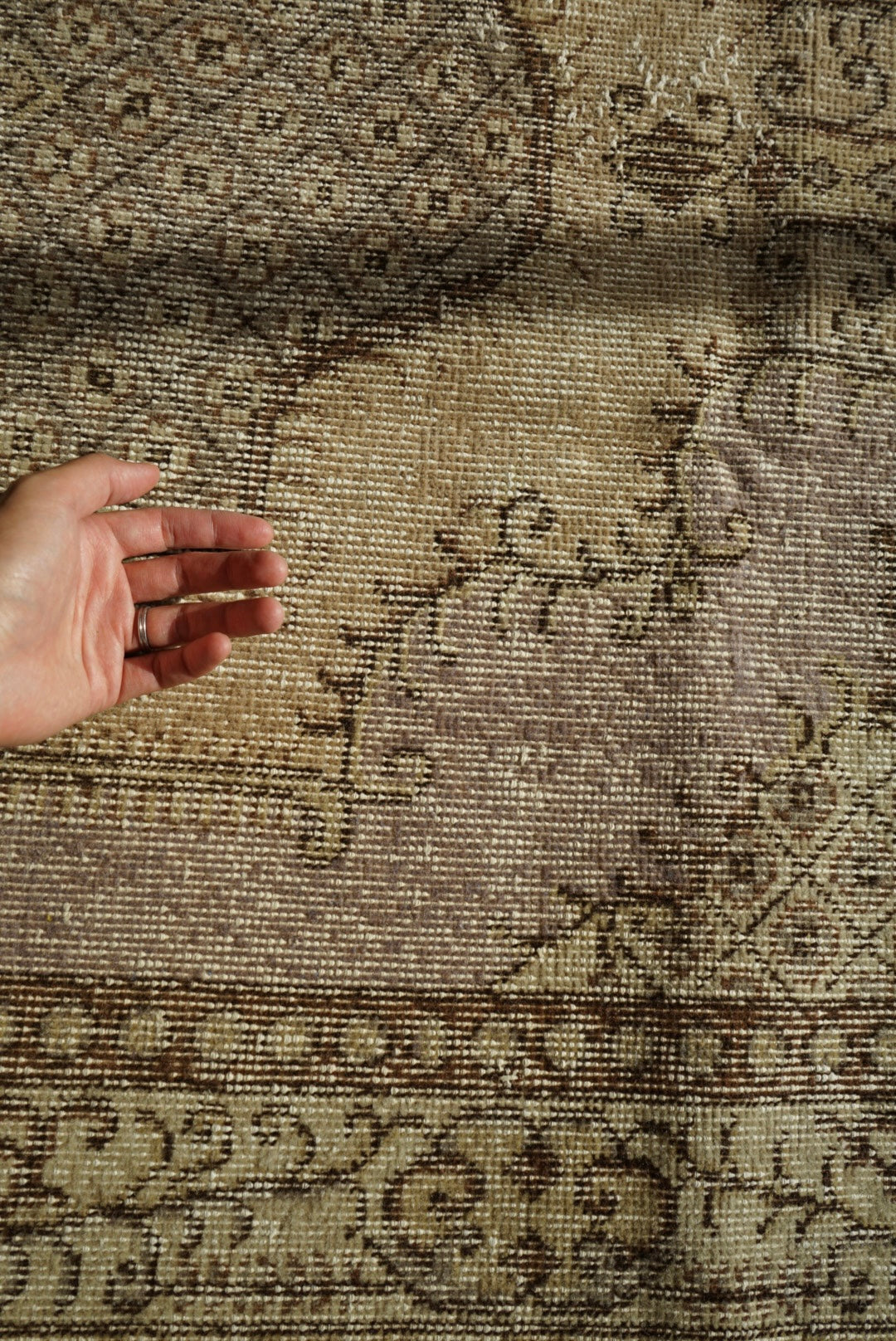 Türkiye Old Isparta Pale Purple 1970年代 207 × 116.5 cm No.TR25435