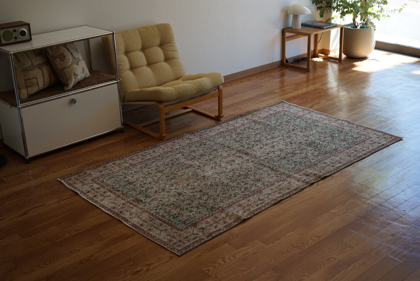 Türkiye Old Isparta Beige , Green 1970年代 203.5 × 114.5 cm No.TR25431