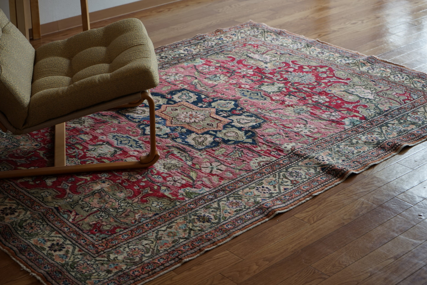 TURKEY OLD KAYSERI PINK 1950-1960年代 218 × 153 cm No.TR25192