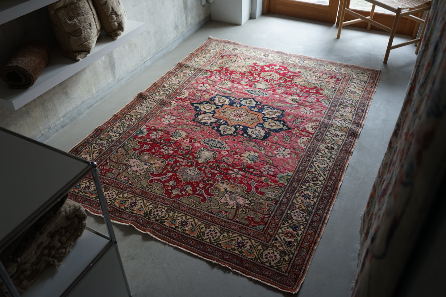 TURKEY OLD KAYSERI PINK 1950-1960年代 218 × 153 cm No.TR25192