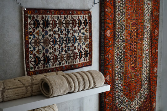 店頭販売 IRAN ANTIQUE KHAMSEH IGDER 1840年代 80 × 55 cm