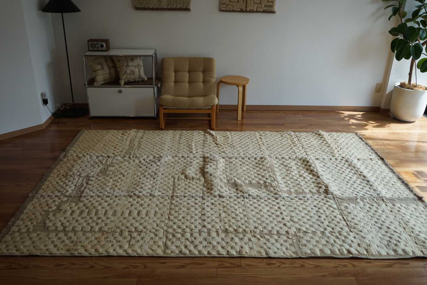 店頭販売 ORIGINAL IRAN QASHQAI KILIM LIVING MAIN SIZE " LAND " 300 × 200 cm