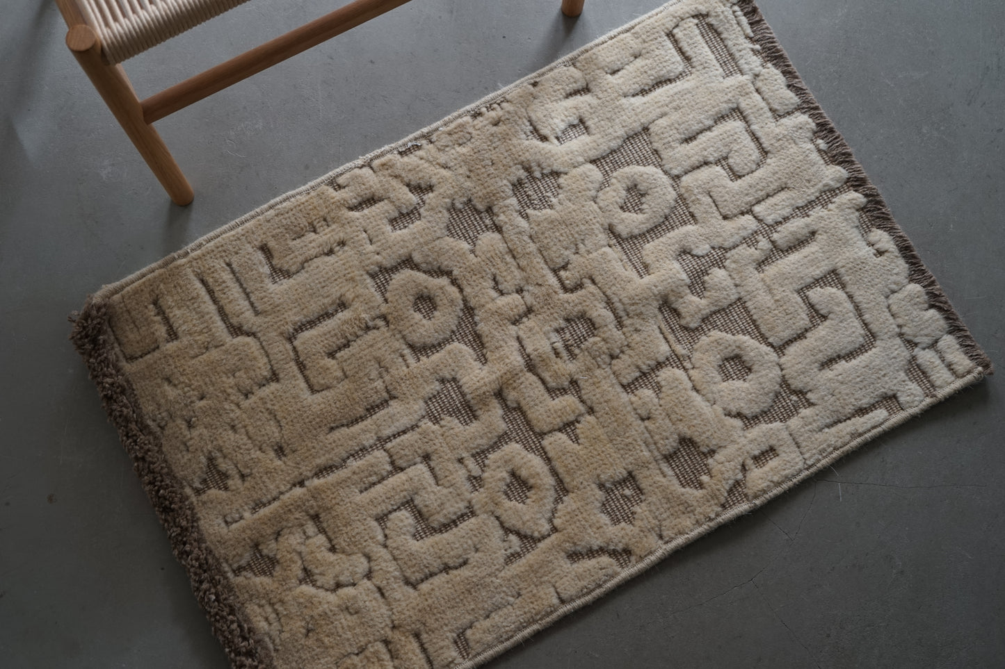 店頭販売 ORIGINAL IRAN QASHQAI KILIM DOORSIZE " ANCIENT " 95 × 65 cm