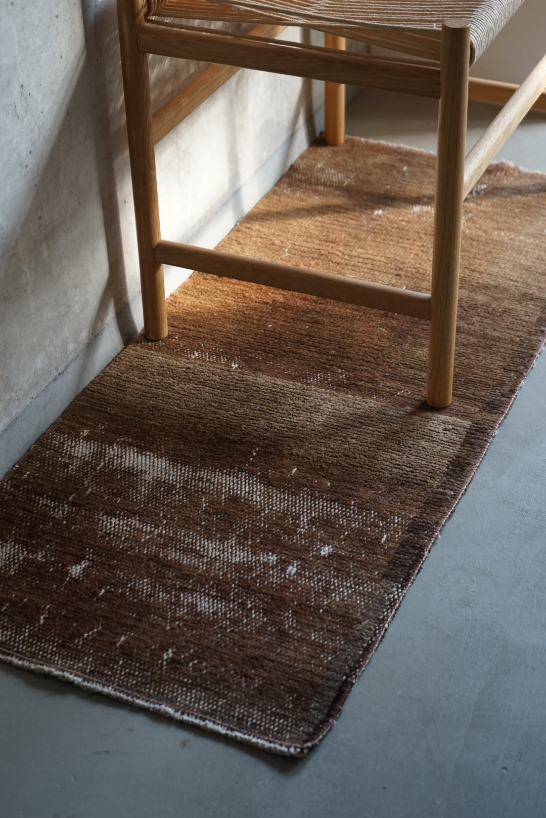 Türkiye Old Oushak Brown Runner size 1970年代 114 × 47 cm No.TR25250