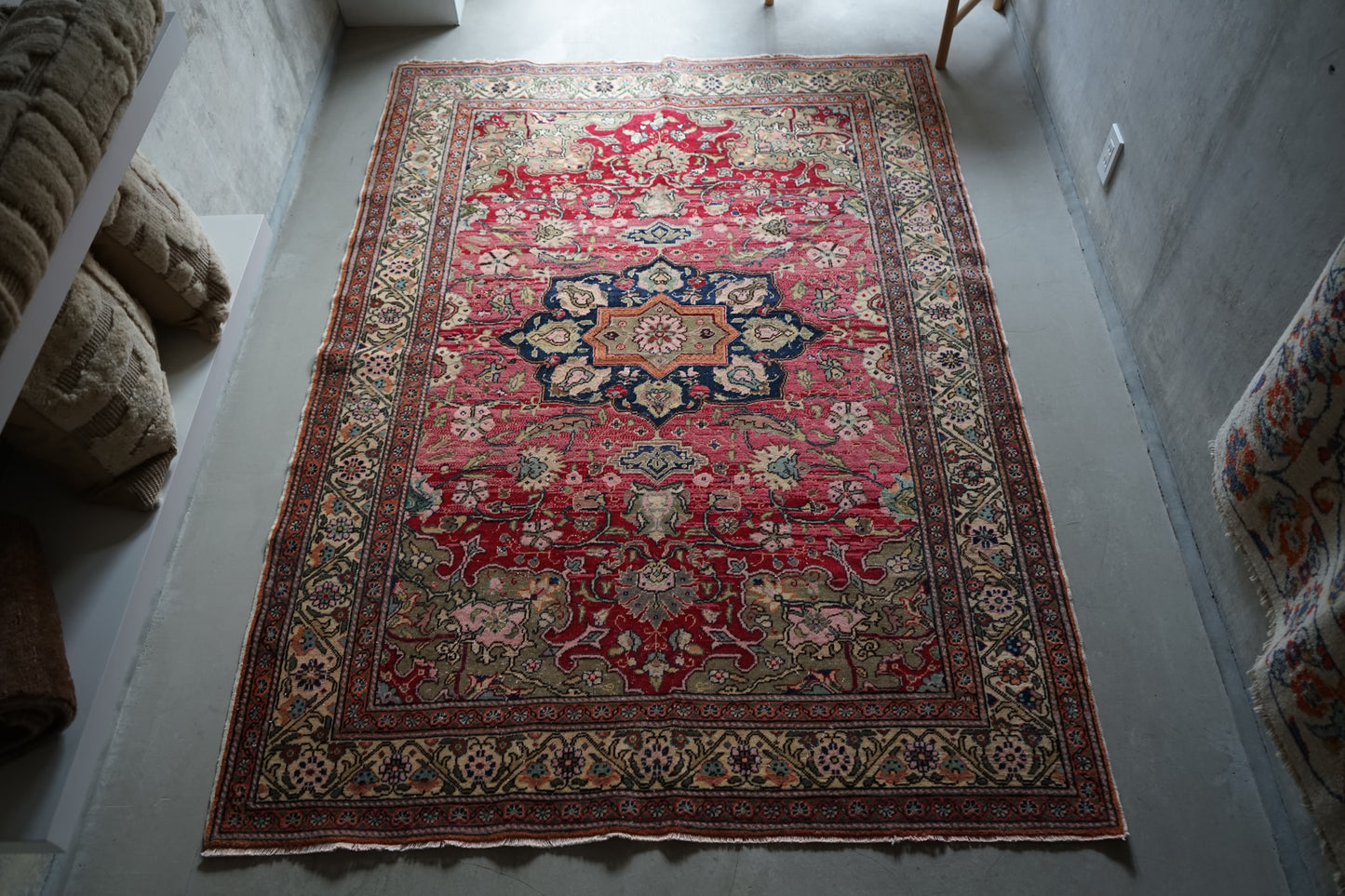 TURKEY OLD KAYSERI PINK 1950-1960年代 218 × 153 cm No.TR25192