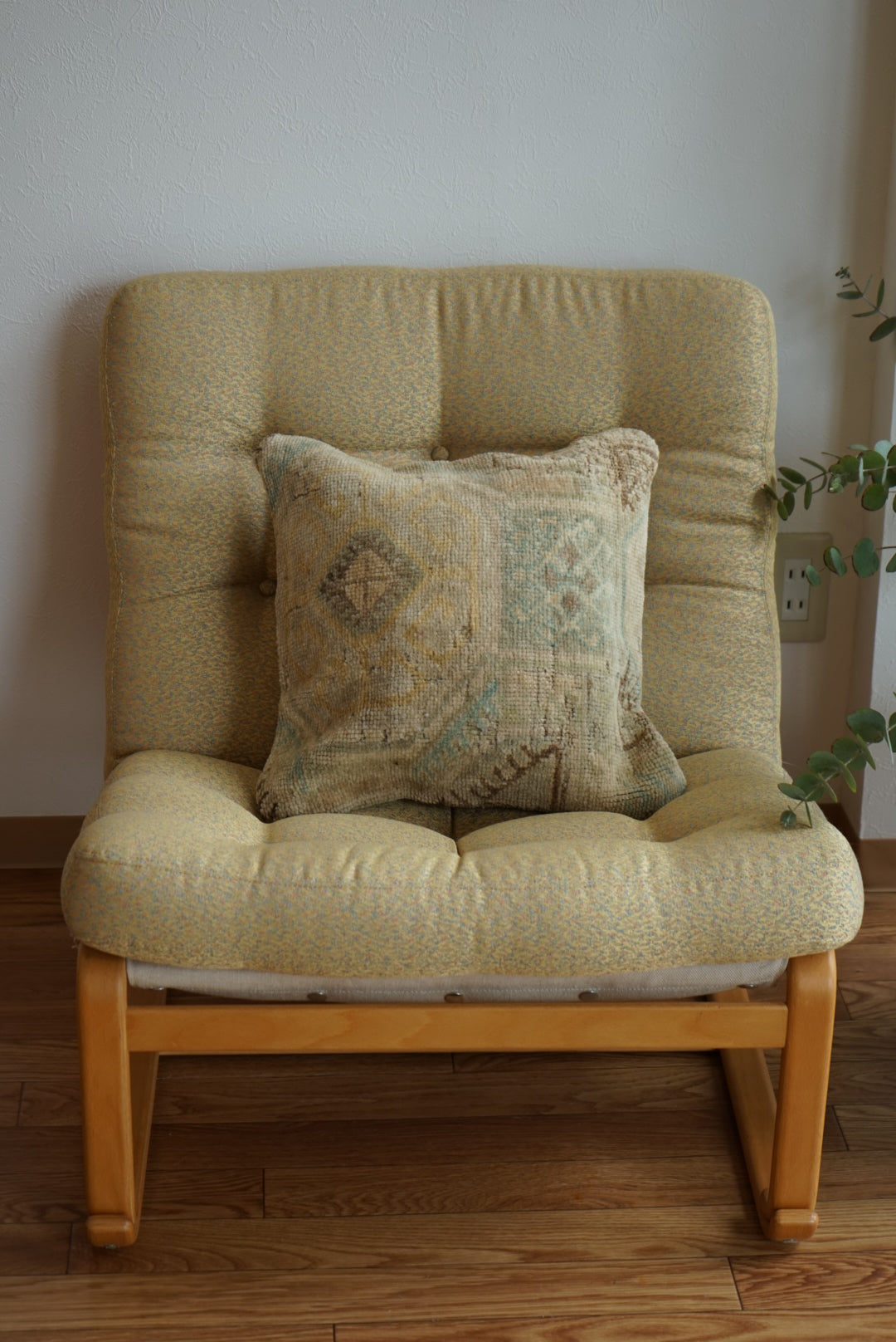 Türkiye Old Cushion Cover Natural 40 × 40 cm No.TR25441