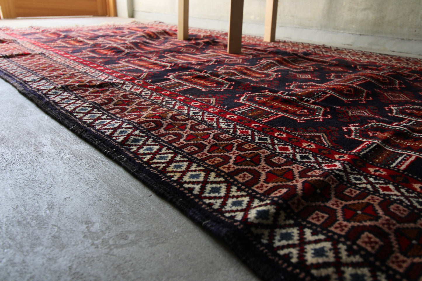 AFGHANISTAN VINTAGE BALUCH 1980年代 196.5 × 107.5 cm