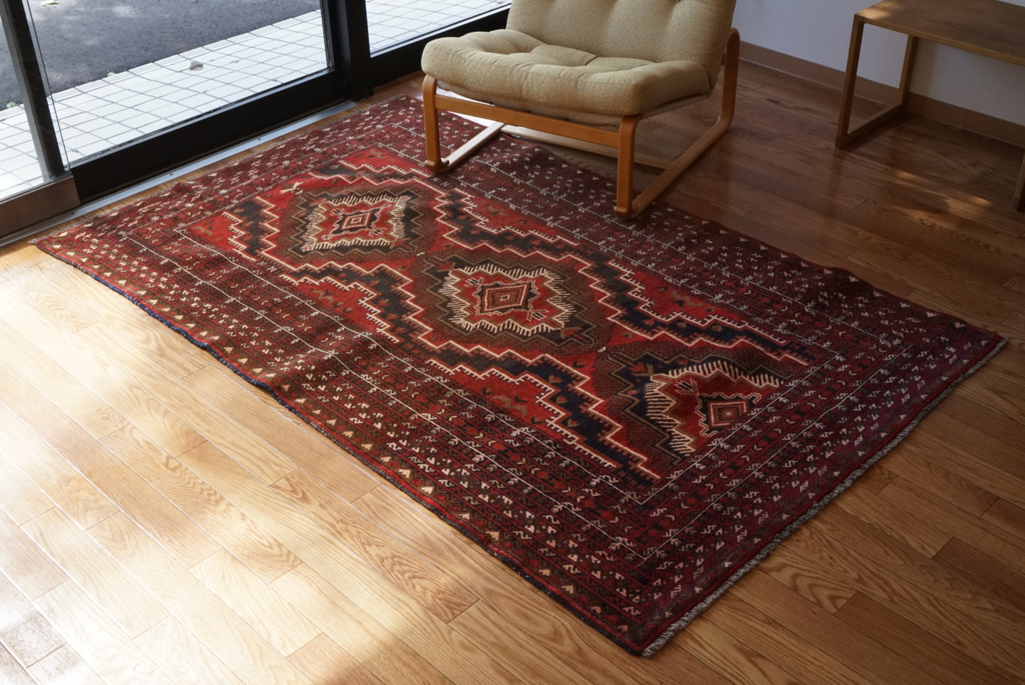 Afghanistan Vintage Turkmen Ali Khoja 1975年代 194 × 118.5 cm  No.AF2533
