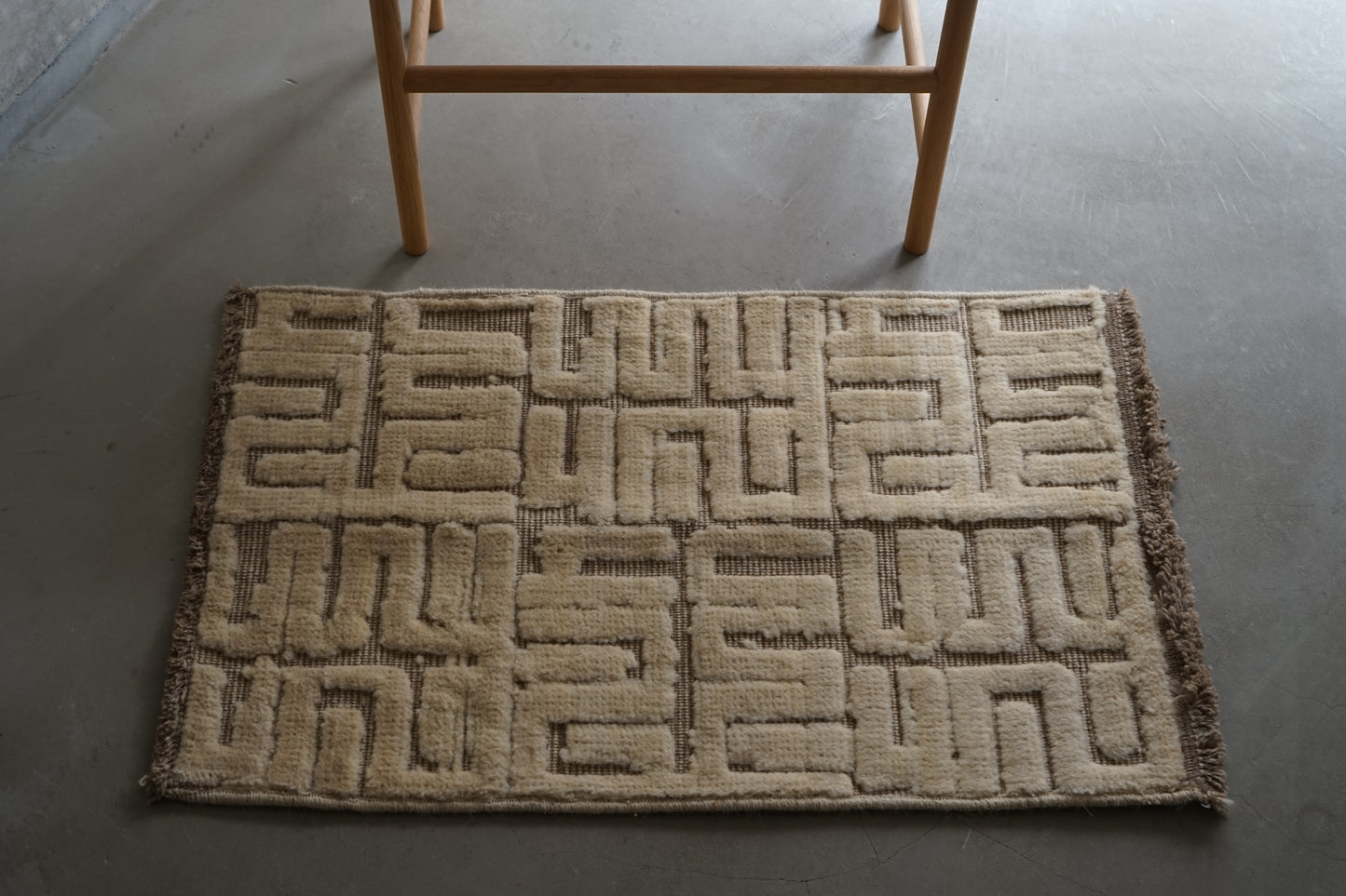 店頭販売 ORIGINAL IRAN QASHQAI KILIM DOORSIZE " QANAT " 95 × 65 cm