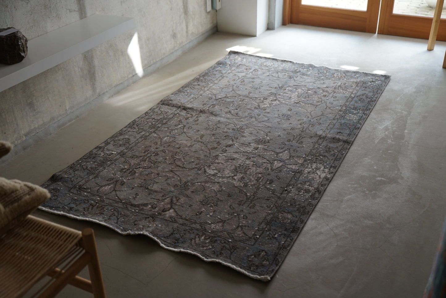 TURKEY OLD CHARCOAL GREY 1970年代 200 × 112 cm No.TR25154