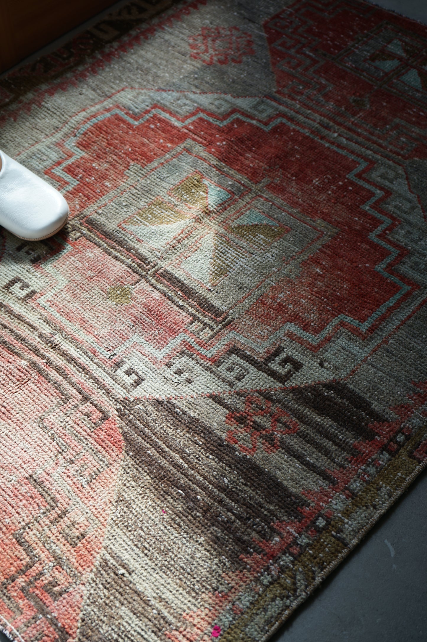 TURKEY VINTAGE SMALL RUG ANATORIA 114 × 94 cm No.TR25186