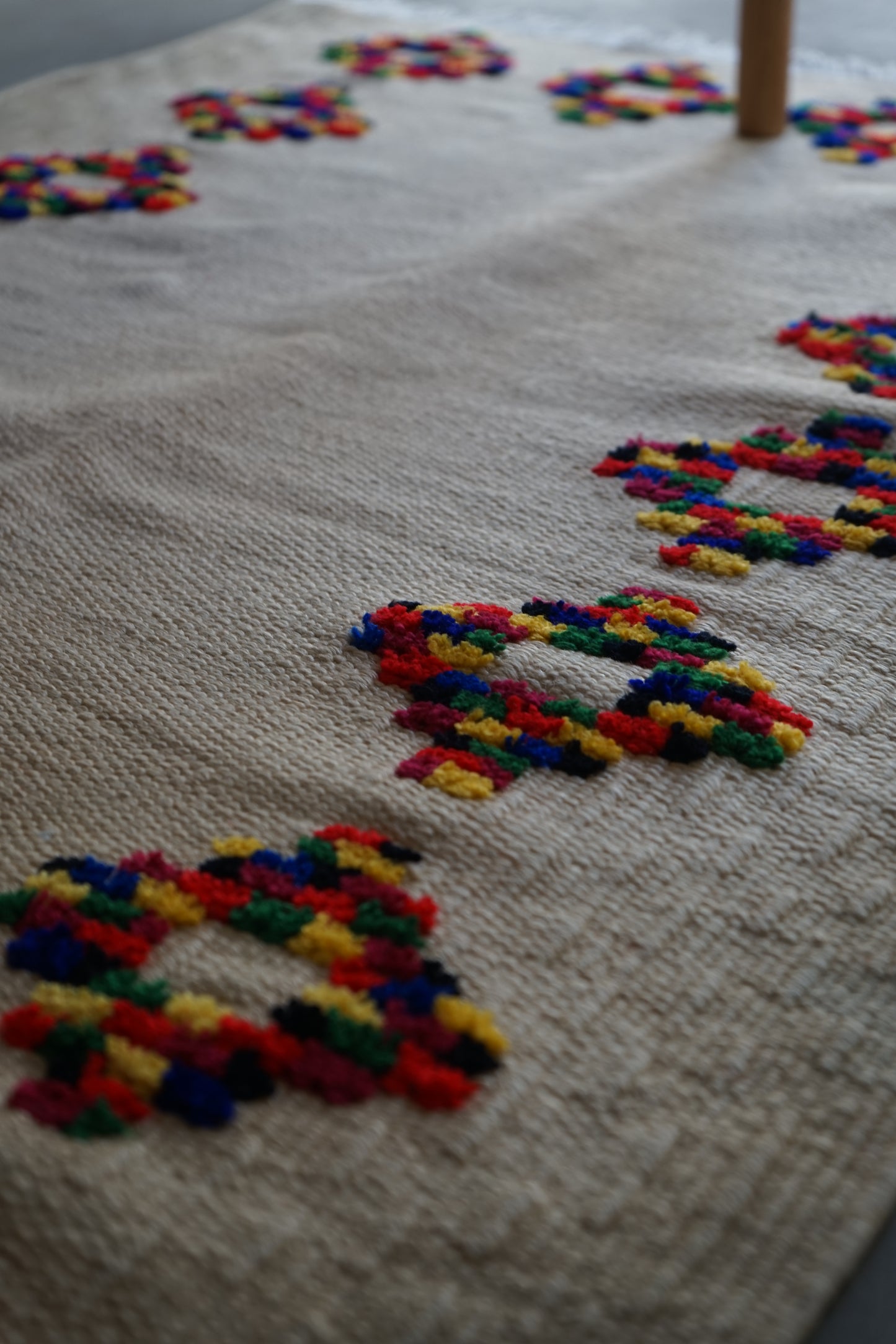 TURKEY VINTAGE KILIM DOT FLOWER 1980年代 125 × 80 cm No.TR25195