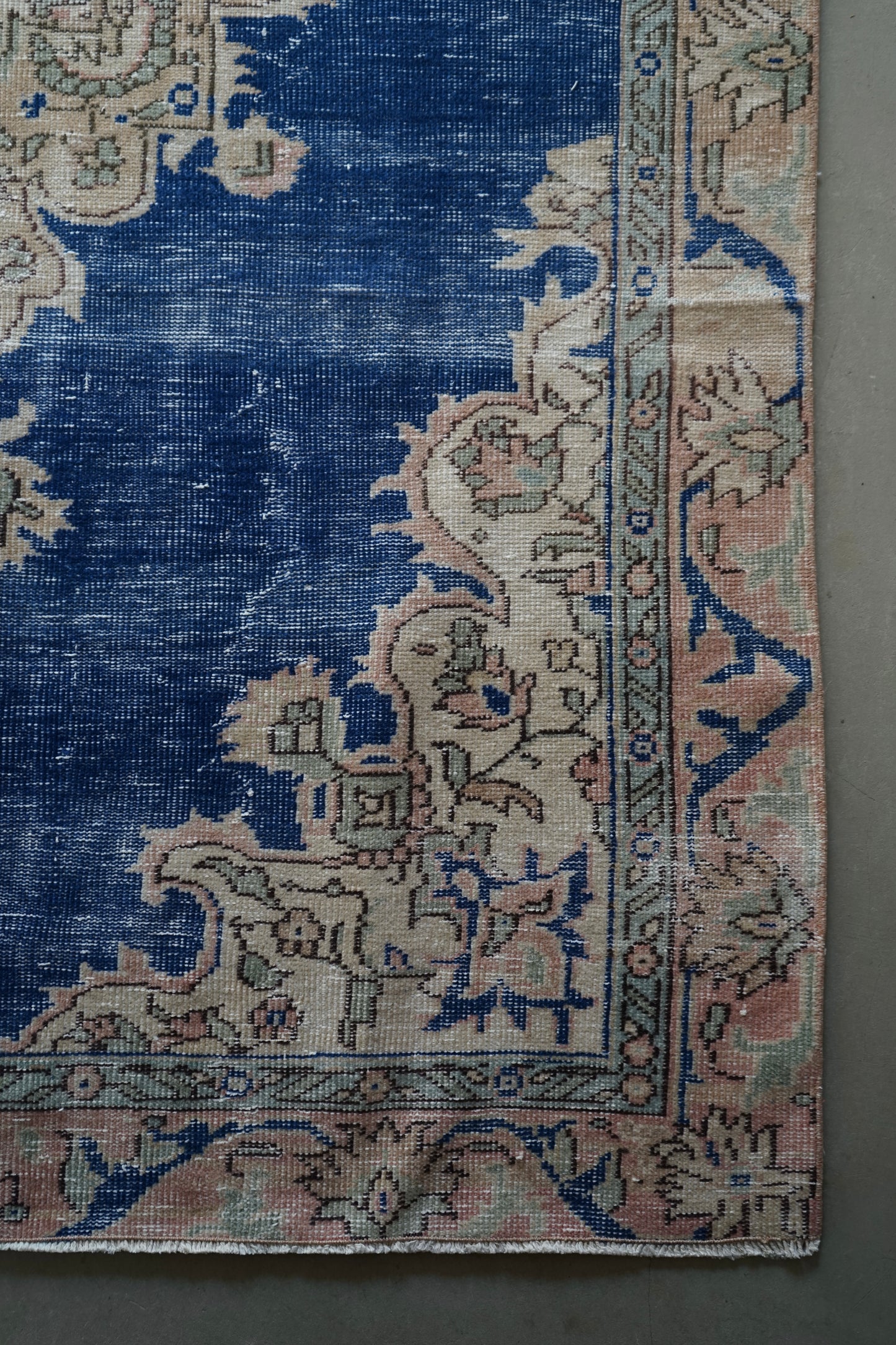 TURKEY OLD ISPARTA BLUE 1970年代 236 × 163 cm No.TR25205