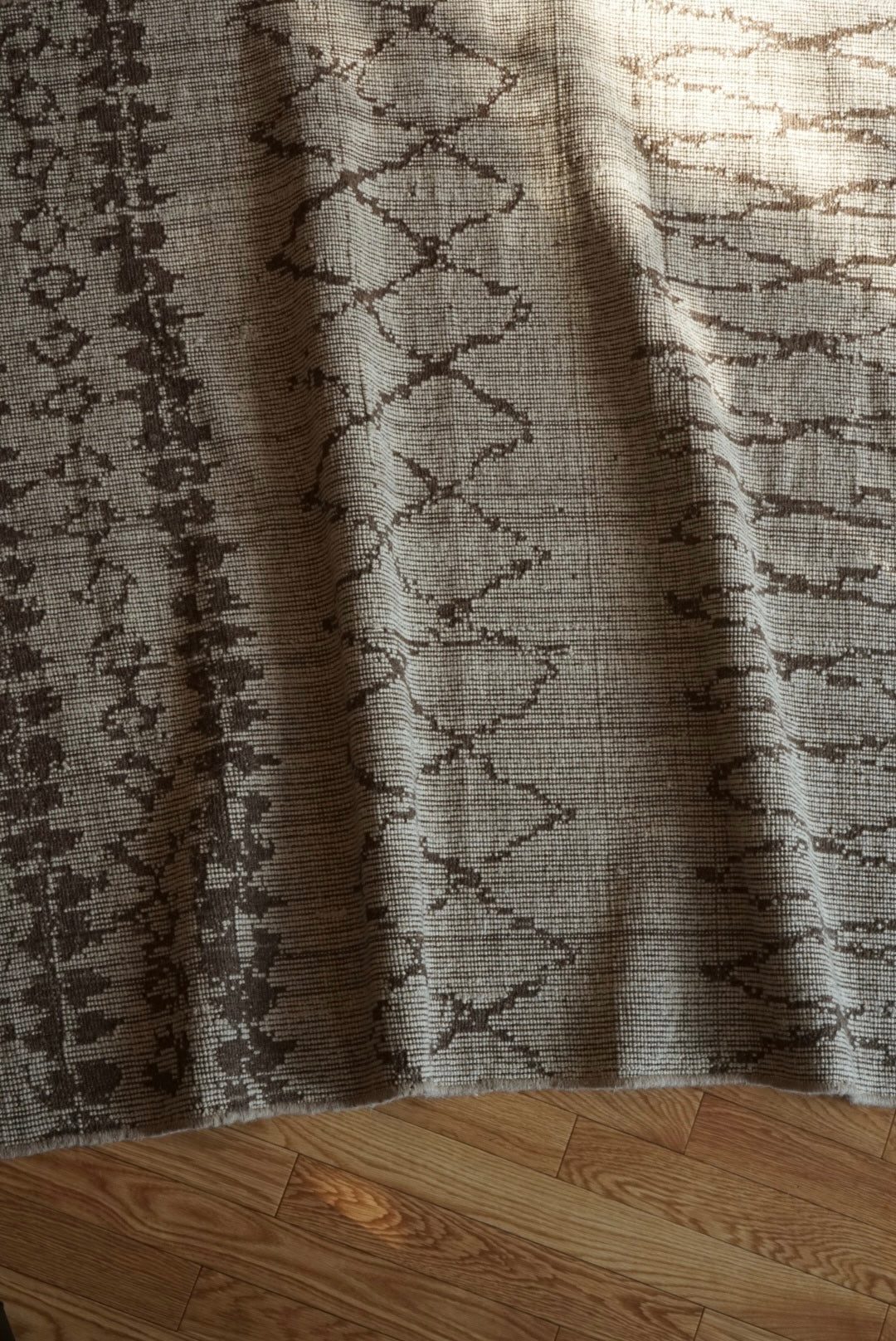 MAISON ÉTRETAT Original Iran Qashqai Kilim " Tribe " 205 × 144 cm / 国内送料無料・羊毛手織りキリム
