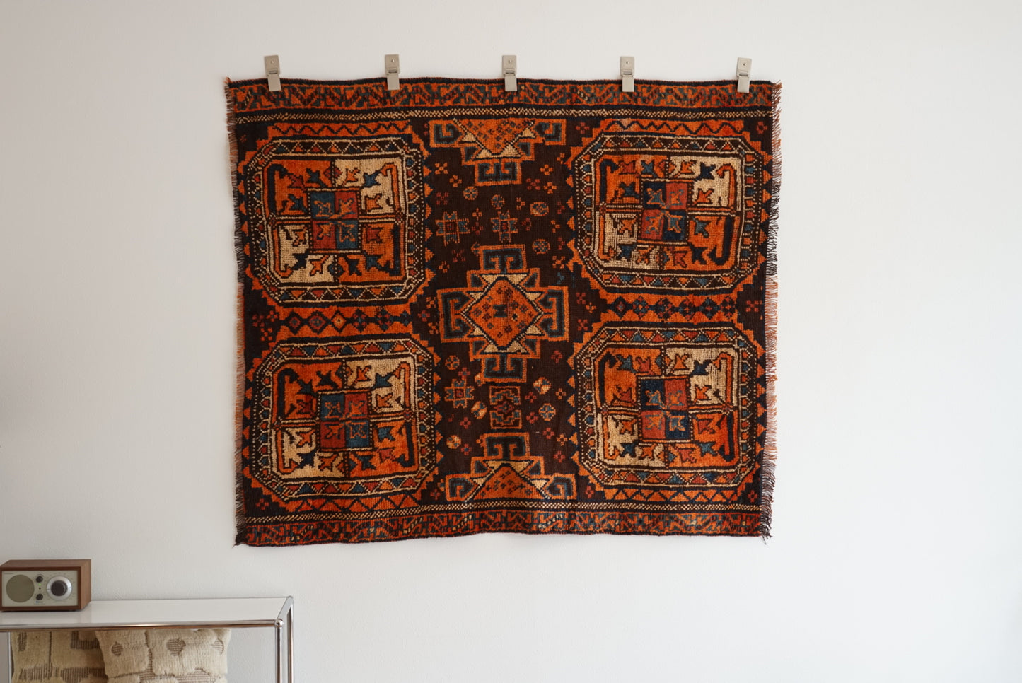 店頭販売 Iran Antique Shiraz Lori 1860年代 142 × 123 cm
