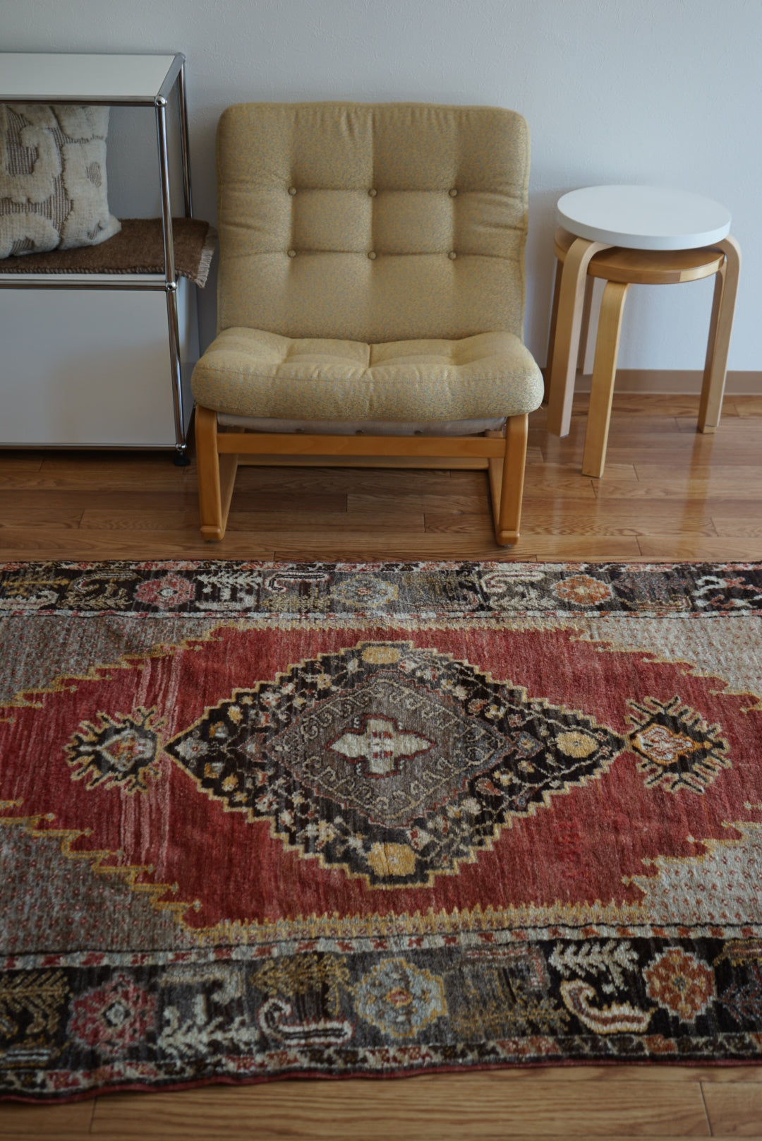 TRIBAL RUG TURKEY OLD KONYA OUSHAK 1965年代 164 × 115 cm No.TR25194