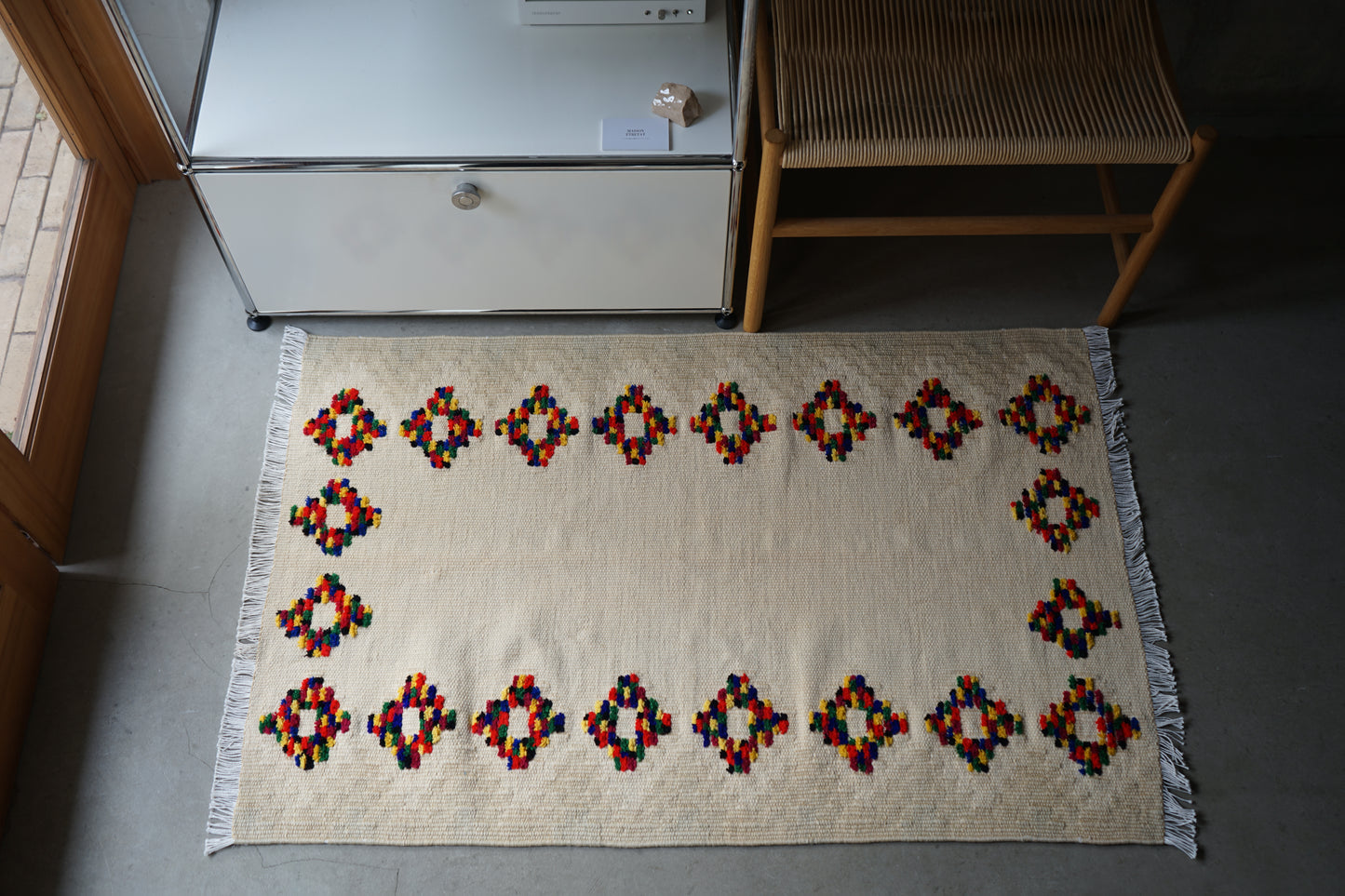 TURKEY VINTAGE KILIM DOT FLOWER 1980年代 125 × 80 cm No.TR25195
