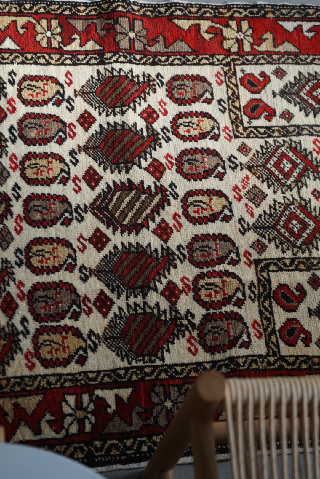 Türkiye Old Anatolia Kid's Prayer rug "Armond" 1960年代 92 × 78 cm No.TR25322