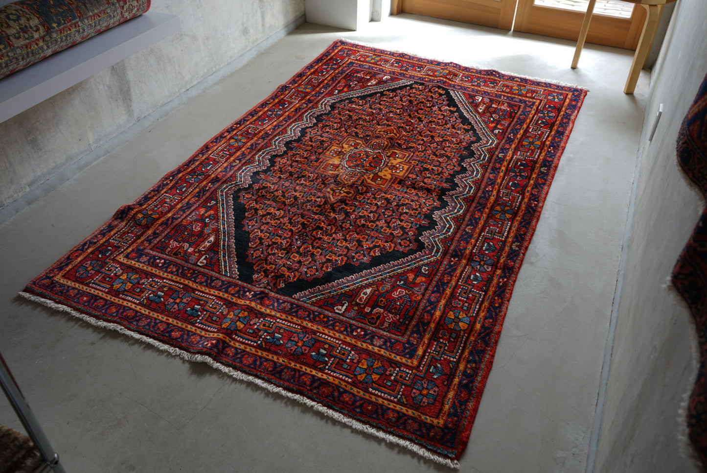 店頭販売 IRAN ANTIQUE ZANJAN 1920年代 220 × 135 cm