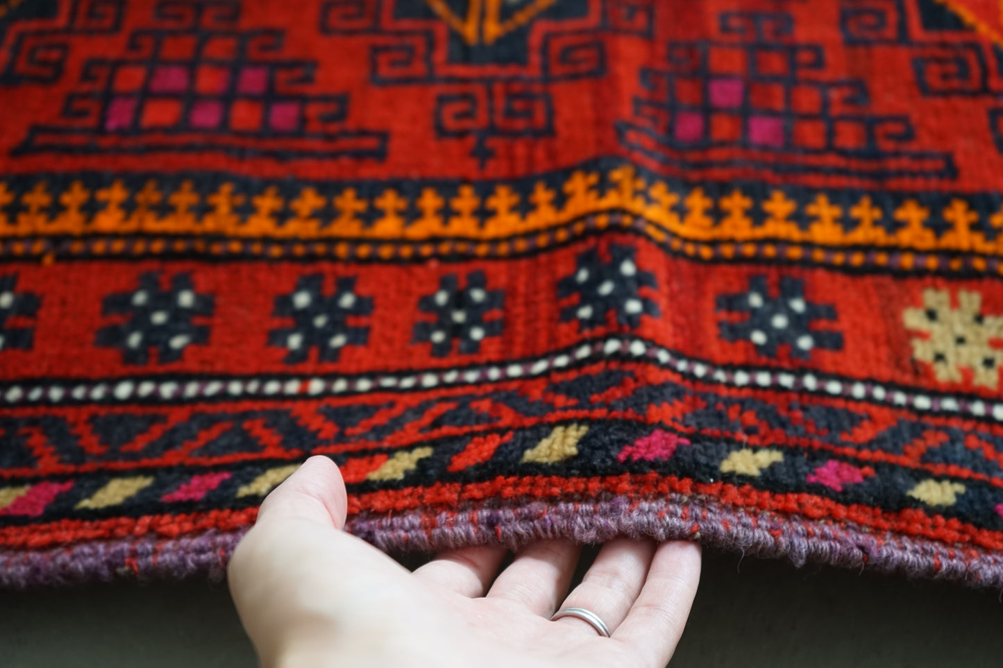 AFGHANISTAN BALUCH DOOR SIZE 1970-1980年代 87 × 64.5 cm