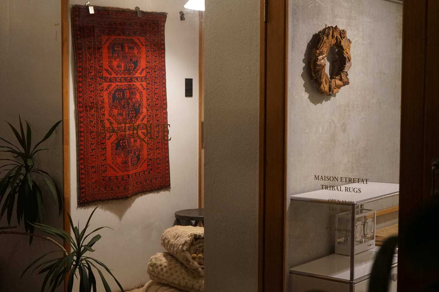 AFGHANISTAN OLD TURKMEN ELEPHANT FOOT 1970年代 112 × 75 cm No.AF2515