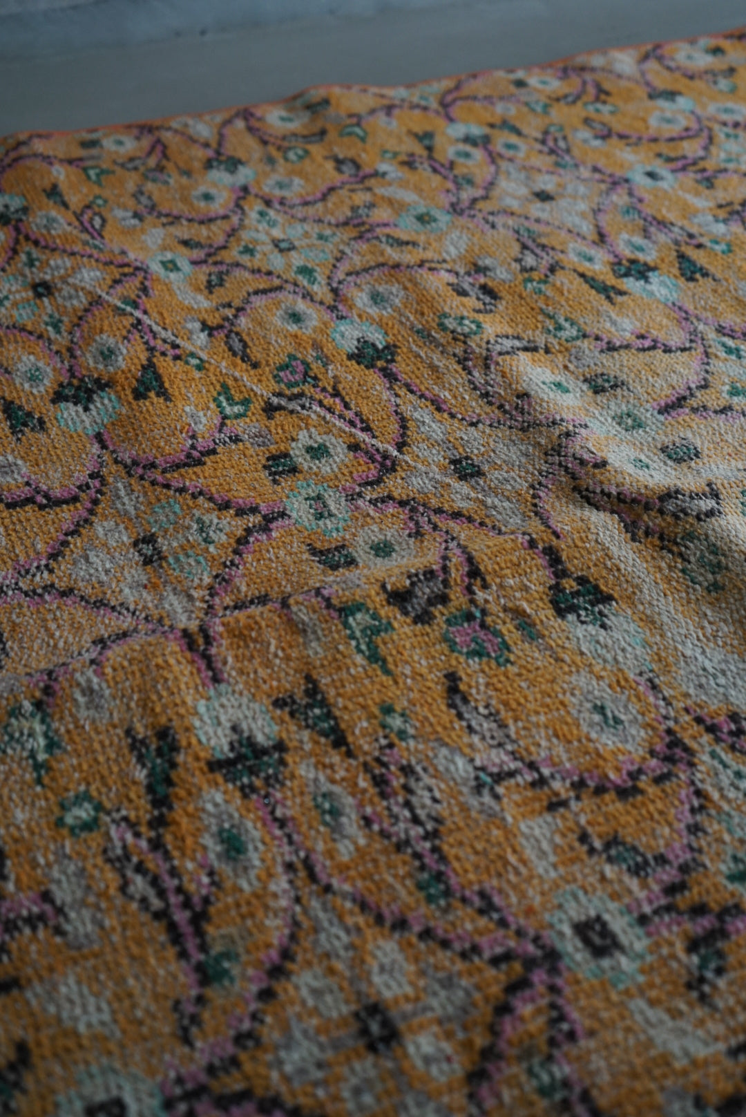 TURKEY OLD ISPARTA CALLOT ORANGE 1970年代 232 × 140 cm No.TR25149