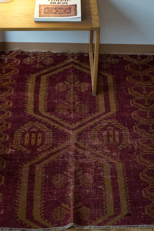 Türkiye Old Oushak Red 110 × 92.5 cm No.TR25330