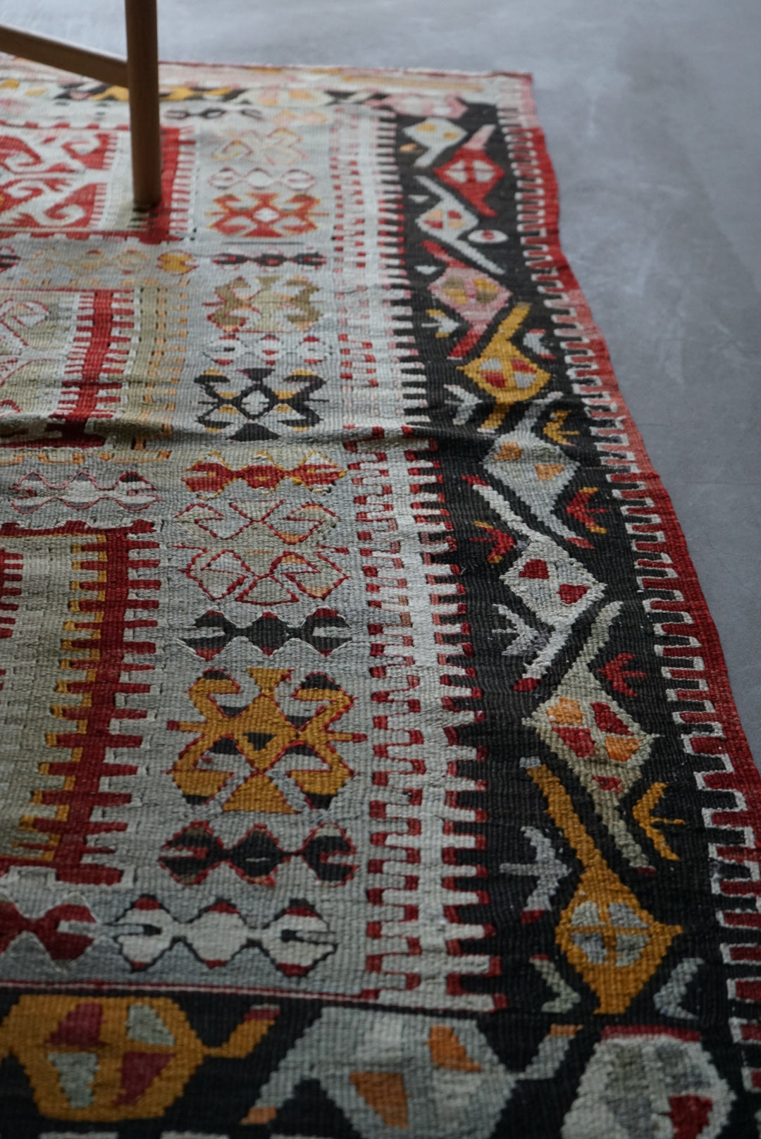 TURKEY KAYSERI OLD KILIM 1950-1960年代 159 × 116 cm