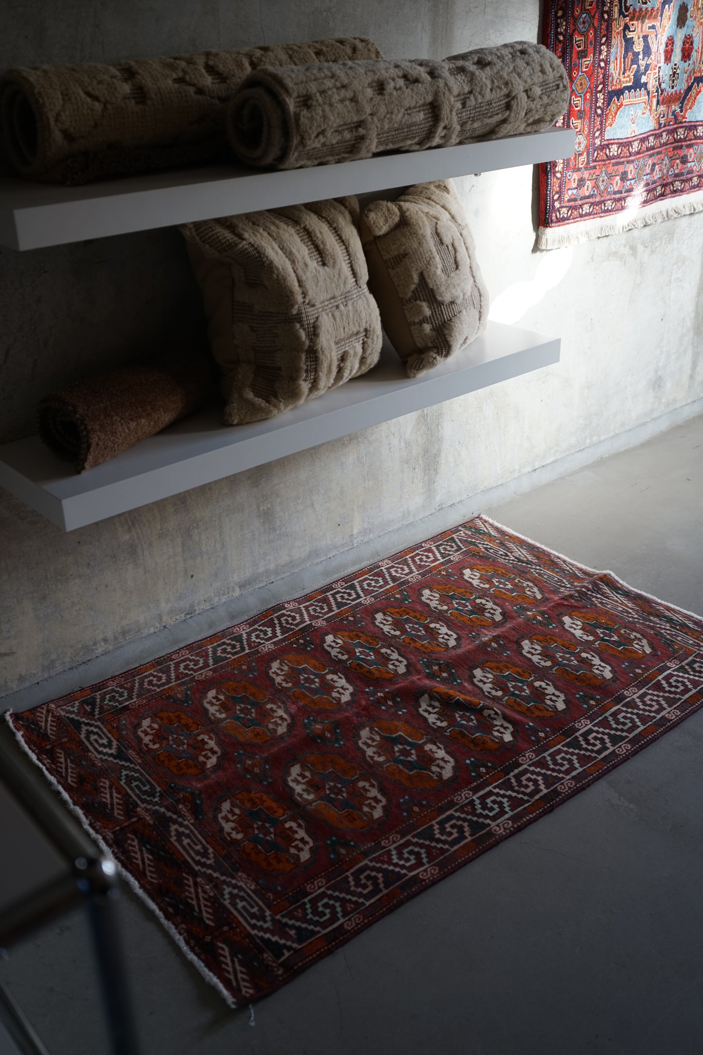 Türkiye Old Turkmen Red 1970年代 120 × 75 cm No.TR25225