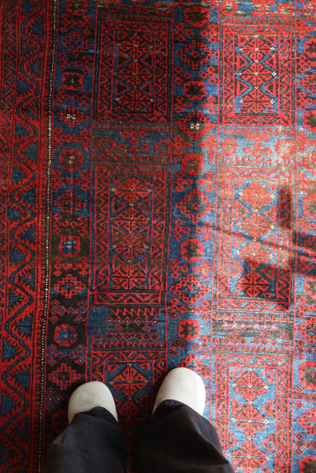 Afghanistan Old Baluch Yaqub Khani 1950年代 198 × 110 cm No.AF2526