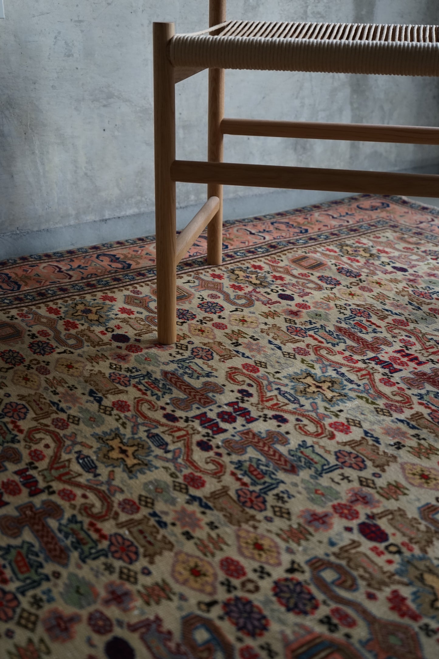 TURKEY OLD KAYSERI PINK 1950-1960年代 212 × 145 cm No.TR25190