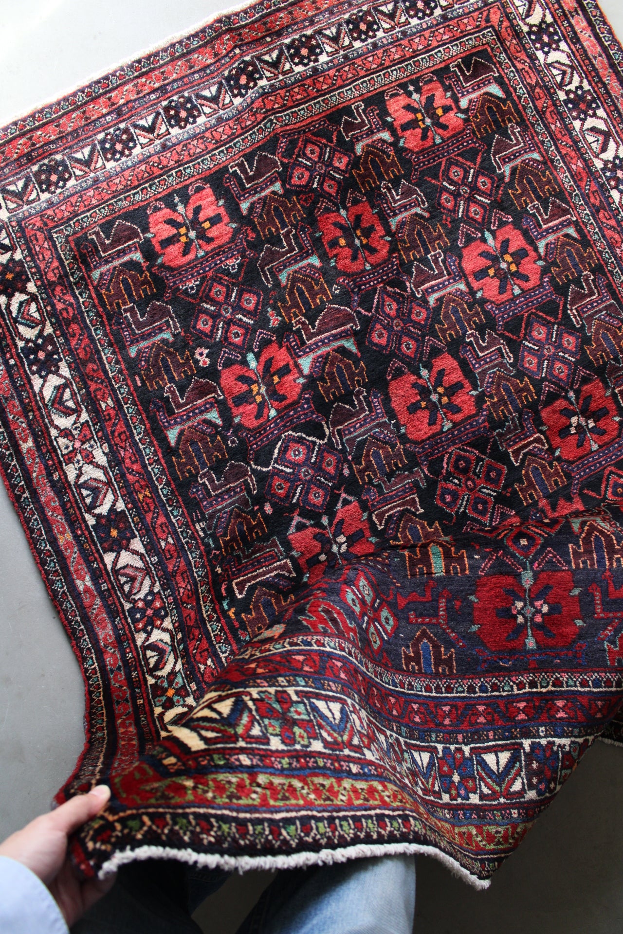 店頭販売 IRAN ANTIQUE SHIRJAN 1920年代 182×144cm