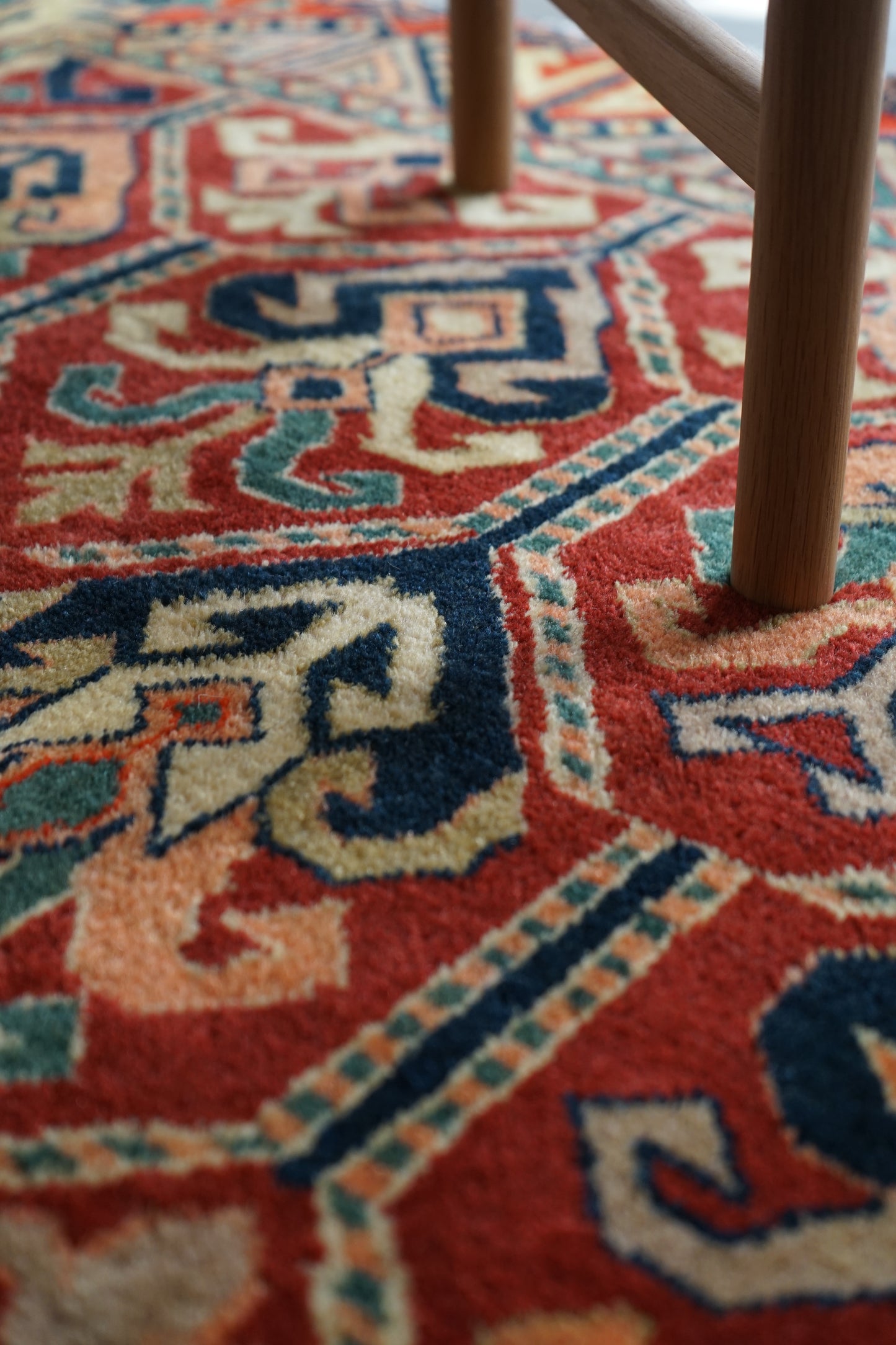 IRAN ANTIQUE SHIRVAN COSSACKS 1860年代 181 × 125 cm