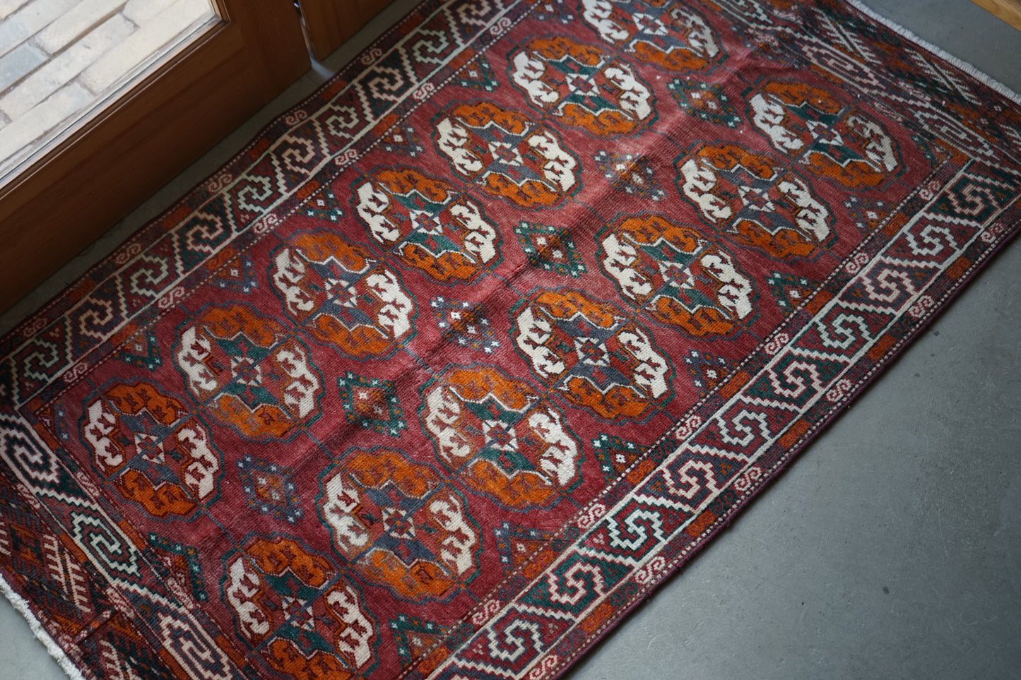 Türkiye Old Turkmen Red 1970年代 120 × 75 cm No.TR25225